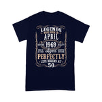 Legend Born April 1969 Years Old Awesome Birthday Gift Birthday Shirt Vintage 1969 T Shirt - Scotstee Shop