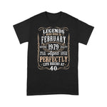 Legend Born February 1979 Awesome Birthday Gift Birthday Shirt - Scotstee Shop