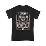 Legend Born February 1989 Awesome Birthday Gift Birthday Shirt - Scotstee Shop