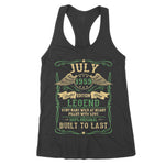 Legend Born In July 1959 60th Birthday Gifts Funny Women's Tank Top - Scotstee Shop