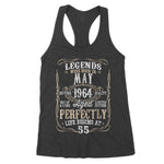 Legend Born May 1964 Awesome Birthday Gift Women's Tank Top - Scotstee Shop