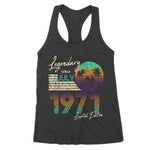 Legendary Since Birthday July 1970 Vintage Birthday Gift Women's Tank Top - Scotstee Shop