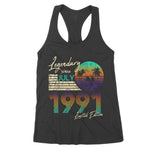 Legendary Since Birthday July 1990 Vintage Birthday Gift Women's Tank Top - Scotstee Shop