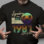 Legendary Since July 1980 Birthday Gift Birthday Shirt - Scotstee Shop