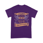 Legends Born 1961 Aged To Perfection Birthday Gift Vintage Birthday Shirt 60th birthday gifts - Scotstee Shop