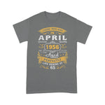 Legends Born In April 1956 Over 65th Birthday Party Over 65 Years Old Birthday Shirt 65th Birthday Shirt - Scotstee Shop