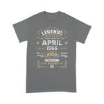 Legends Born In April 1966 55th Birthday Gift 55 Years Old Birthday Shirt - Scotstee Shop