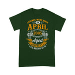 Legends Born In April 2005 Shirt 16 Year Old 16th Birthday Shirt - Scotstee Shop