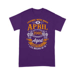 Legends Born In April 2005 Shirt 16 Year Old 16th Birthday Shirt - Scotstee Shop