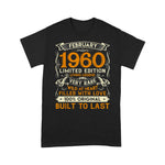 Legends Born In February 1960 Years Old Birthday Gifts Birthday Shirt - Scotstee Shop