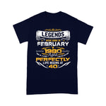 Legends Born In February 1980 Awesome Birthday Gift Birthday Shirt - Scotstee Shop