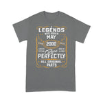 Legends Born In May 2000 21st Birthday Gift 21 Years Old Birthday Shirt - Scotstee Shop