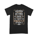 Legends Born October 1978 Years Old Awesome Birthday Gift Birthday Shirt - Scotstee Shop