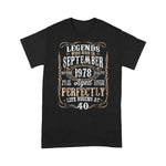 Legends Born September 1978 Awesome Birthday Gift Birthday Shirt - Scotstee Shop