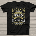 Legends February 1960 Birthday Gifts Birthday Shirt - Scotstee Shop