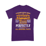 Legends February 1960s Birthday Gifts Birthday Shirt - Scotstee Shop