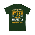 Legends February 1960s Birthday Gifts Birthday Shirt - Scotstee Shop