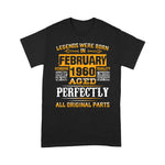 Legends February 1960s Birthday Gifts Birthday Shirt - Scotstee Shop