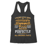 Legends February 1960's Birthday Gifts Women's Tank Top - Scotstee Shop