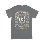 Legends Were Born In April 1935 Birthday Gifts Birthday Shirt - Scotstee Shop