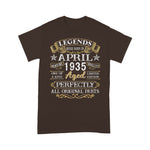 Legends Were Born In April 1935 Birthday Gifts Birthday Shirt - Scotstee Shop