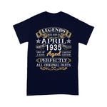 Legends Were Born In April 1935 Birthday Gifts Birthday Shirt - Scotstee Shop