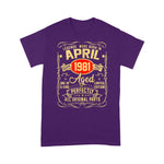 Legends Were Born In April 1981 Years Old Birthday Gift Birthday Shirt Funny 40th Birthday T Shirts - Scotstee Shop