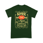 Legends Were Born In April 1981 Years Old Birthday Gift Birthday Shirt Funny 40th Birthday T Shirts - Scotstee Shop