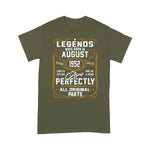 Legends Were Born In August 1952 69th Birthday Gifts Birthday Shirt - Scotstee Shop