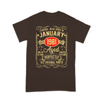 Legends Were Born In January 1981 Funny 40th Birthday T Shirts Gifts Birthday Shirt - Scotstee Shop
