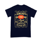 Legends Were Born In January 1981 Funny 40th Birthday T Shirts Gifts Birthday Shirt - Scotstee Shop