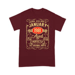 Legends Were Born In January 1981 Funny 40th Birthday T Shirts Gifts Birthday Shirt - Scotstee Shop