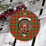 Lennox Kincaid Scottish Clan Plaid Ornament Gift. Christmas Tree Ornament Lennox Kincaid Clan Tartan Ornament Great Christmas Ornaments Gift - Scotstee Shop