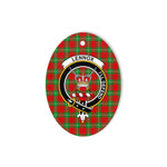 Lennox Kincaid Scottish Clan Plaid Ornament Gift. Christmas Tree Ornament Lennox Kincaid Clan Tartan Ornament,  ceramic ornament, personalized christmas ornaments, christmas tree ornaments, christmas door decorations, Plaid Ornament, Tartan Ceramic Ornament