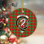Lennox Scottish Clan Plaid Ornament Gift. Christmas Tree Ornament Lennox Clan Tartan Ornament Great Christmas Ornaments Gift - Scotstee Shop