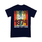 Limited Edition March 1974 Years Old Birthday Vintage Birthday Shirt - Scotstee Shop