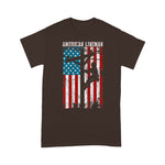 Scotstee Shop - Lineman gifts American flag Electric Cable Patriotic Lineman 4th Of July Shirt Lineman Shirts Power Lineman Tee Shirts
