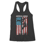 Lineman Gifts American flag Electric Cable Patriotic Lineman Women's Tank Top - Scotstee Shop