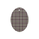 Little Arisaid Tartan Oval Ornaments, Christmas Tree Ornament, Plaid Christmas Ornaments, Ceramic Oval Christmas Tree Decoration, Tartan Oval Ornaments, Christmas Tree Ornament, Plaid Christmas Ornaments, Ceramic Oval Christmas Tree Decoration
