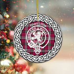 Little Clan Tartan Crest Badge Plaid Ornament Gift. Christmas Tree Ornament Tartan Ornament Great Christmas Ornaments Gift - Scotstee Shop
