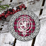 Little Clan Tartan Crest Badge Plaid Ornament Gift. Christmas Tree Ornament Tartan Ornament Great Christmas Ornaments Gift - Scotstee Shop