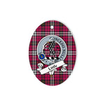 Little Scottish Clan Badge Plaid Ornament Gift. Christmas Tree Ornament Little Tartan Ornament,  ceramic ornament, personalized christmas ornaments, christmas tree ornaments, christmas door decorations, Plaid Ornament, Tartan Ceramic Ornament