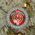 Livingstone Clan Tartan Crest Badge Plaid Ornament Gift. Christmas Tree Ornament Tartan Ornament Great Christmas Ornaments Gift - Scotstee Shop