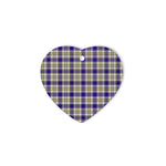 Livingstone Dress Tartan Heart Ornaments, Christmas Tree Ornament, Plaid Christmas Ornaments, Ceramic Heart Christmas Tree Decoration, Christmas Ornament, Plaid Ornament, Tartan Ornament, Buffalo Plaid Ornament