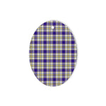 Livingstone Dress Tartan Oval Ornaments, Christmas Tree Ornament, Plaid Christmas Ornaments, Ceramic Oval Christmas Tree Decoration, Tartan Oval Ornaments, Christmas Tree Ornament, Plaid Christmas Ornaments, Ceramic Oval Christmas Tree Decoration