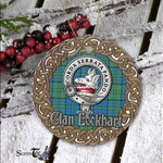 Lockhart Celtic Circle Plaid Ornament Gift. Christmas Tree Ornament Tartan Ornament Great Christmas Ornaments Gift - Scotstee Shop
