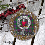 Logan Celtic Circle Plaid Ornament Gift. Christmas Tree Ornament Tartan Ornament Great Christmas Ornaments Gift - Scotstee Shop