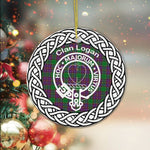 Logan Clan Tartan Crest Badge Plaid Ornament Gift. Christmas Tree Ornament Tartan Ornament Great Christmas Ornaments Gift - Scotstee Shop