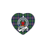 Logan Scottish Clan Badge Plaid Christmas Ornaments Gift Heart Ornament Logan Clan Tartan Ornaments, Plaid Ornament, christmas Ornament, plaid christmas ornament