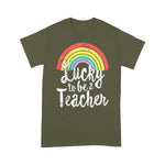 Lucky To Be A Teacher St Patricks Day School Teach Back To School Shirt - Scotstee Shop